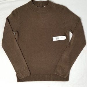 Kim Rogers Rich Brown Sweater Petite PS